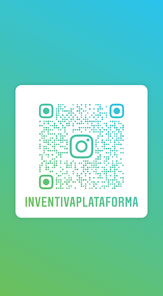 Código QR para escanear e ingresar al perfil de Instagram de Inventiva