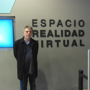 Visita en Espacio XR de la Fundación Telefónica en la Ciudad de Madrid