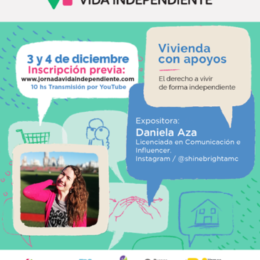 Daniela Aza expondrá en la V Jornada de Vida Independiente