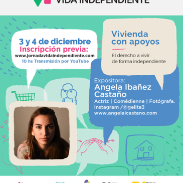Ángela Ibáñez Castaño participará en la V Jornada de Vida Independiente