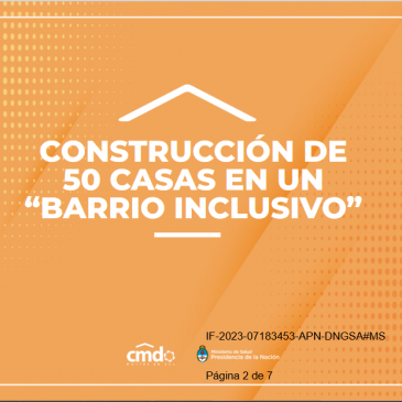 Se construirá un Barrio Inclusivo de 50 viviendas para que habiten usuarios de la Colonia Montes de Oca.