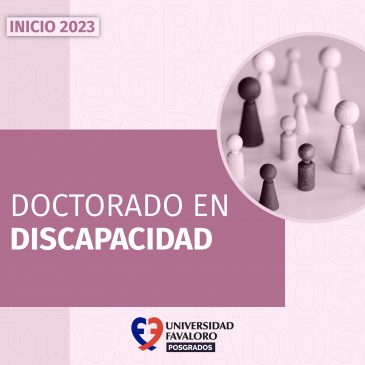 Abierta la inscripción al Doctorado en Discapacidad de la Universidad Favaloro